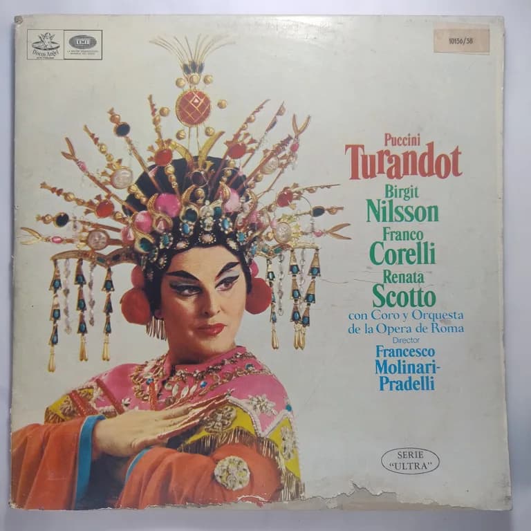 Portada de Puccini Turandot — Birgit Nilsson, Franco Corelli, Renata Scotto