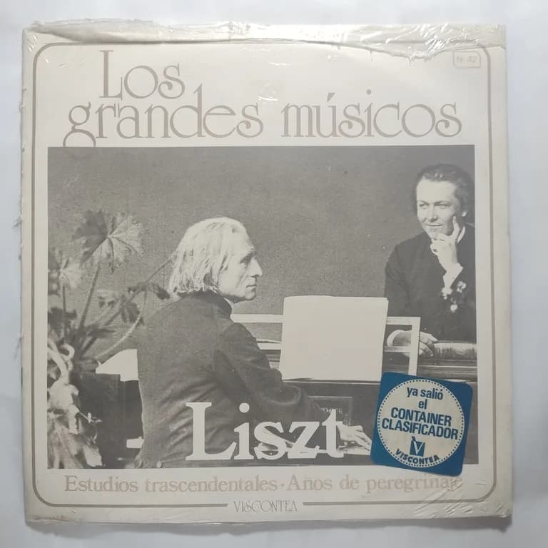 Portada de Liszt - Estudio trascendentales: Años de peregrinaje — Los grandes músicos