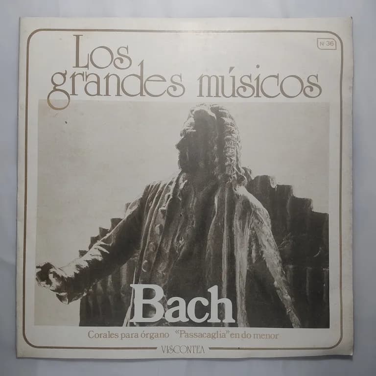Portada de Bach - Corales para órgano "Passacaglia" en Do menor — Los grandes músicos